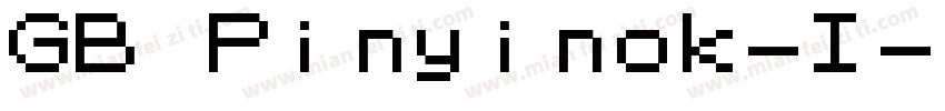 GB Pinyinok-I字体转换
